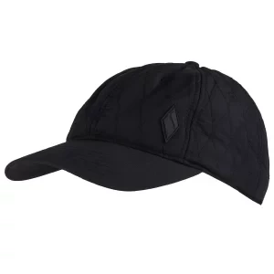 Skechers Quilted Diamond Cap SKCH3364-BLK, Męskie, Czarne, czapki z daszkiem, poliester, rozmiar: One size