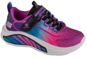 Skechers Rainbow Cruisers 303721L-BKMT, Dla dziewczynki, Czarne, buty sneakers, tkanina, rozmiar: 27