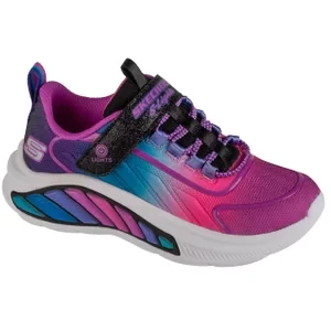 Skechers Rainbow Cruisers 303721L-BKMT, Dla dziewczynki, Czarne, buty sneakers, tkanina, rozmiar: 27