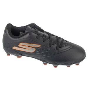 Skechers Razor 1.5 Jr Youth FG 252060L-BKOR, Dla chłopca, Czarne, buty piłkarskie - korki, syntetyk, rozmiar: 33