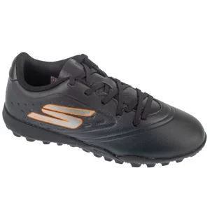Skechers Razor 1.5 Jr Youth TF 252061L-BKOR, Dla chłopca, Czarne, buty piłkarskie - turfy, syntetyk, rozmiar: 33