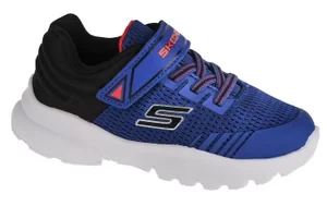 Skechers Razor Flex-Mezder 407271N-RYBK, Dla chłopca, Niebieskie, buty sneakers, przewiewna siateczka, rozmiar: 21