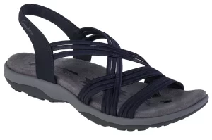 Skechers Reggae Slim Simply Stretch Sandals 163023-NVY, Damskie, Granatowe, sandały, syntetyk, rozmiar: 36