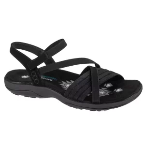 Zdjęcie produktu Skechers Reggae Slim - Summer Heat Sandals 163116-BBK, Damskie, Czarne, sandały, tkanina, rozmiar: 36