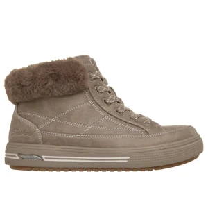 Skechers Relaxed Fit: Arch Fit Arcade Kozaki - Crisp Vibes - Ciemny Szarobrazowy