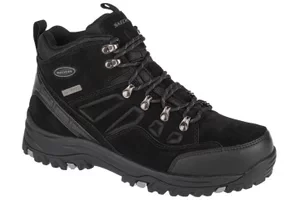 Skechers Relment-Pelmo 64869-BLK, Męskie, Czarne, buty trekkingowe, skóra zamszowa, rozmiar: 42,5