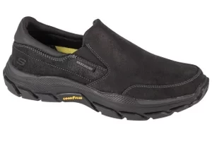 Skechers Respected - Calum 204480-BBK, Męskie, Czarne, półbuty, skóra licowa, rozmiar: 42