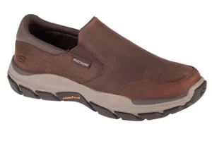 Skechers Respected - Calum 204480-CDB, Męskie, Brązowe, półbuty, skóra licowa, rozmiar: 40