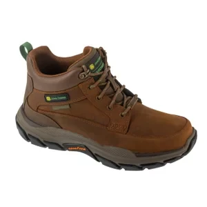 Skechers Respected - Landin 256003-CDB, Męskie, Brązowe, buty trekkingowe, nubuk, rozmiar: 42