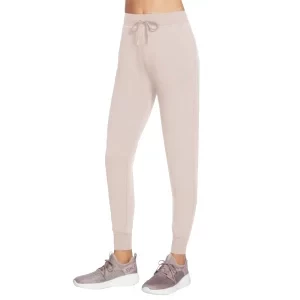 Skechers Restful Jogger Pant W03PT49-LPK, Damskie, Różowe, spodnie, Rayon, rozmiar: L