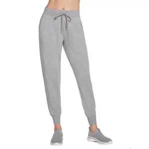 Skechers Restful Jogger Pant W03PT49-LTGY, Damskie, Szare, spodnie, Rayon, rozmiar: L