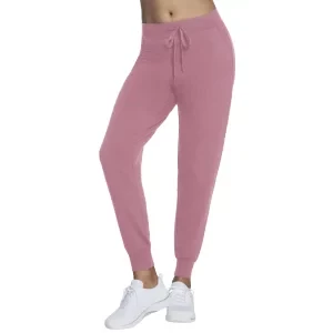 Skechers Restful Jogger Pant W03PT49-MVE, Damskie, Różowe, spodnie, Rayon, rozmiar: L