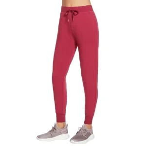 Skechers Restful Jogger Pant W03PT49-RAS, Damskie, Różowe, spodnie, poliester, rozmiar: L