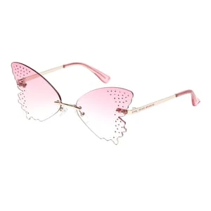 Skechers Rimless Butterfly okulary przeciwsłoneczne - Rozowy