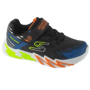 Skechers S-Lights: Flex-Glow Bolt 400138L-BKBL, Dla chłopca, Czarne, buty sneakers, syntetyk, rozmiar: 31