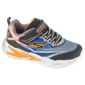 Skechers S-Lights: Flex-Glow Ultra 400139L-BKSL, Dla chłopca, Szare, buty sneakers, syntetyk, rozmiar: 27