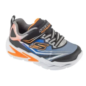 Skechers S-Lights: Flex-Glow Ultra 400139N-BKSL, Dla chłopca, Szare, buty sneakers, syntetyk, rozmiar: 21