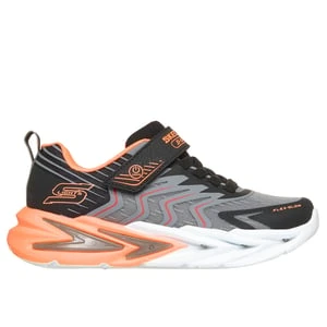 Skechers S-Lights: Flex-Glow Ultra - Prism-Pacer - Czarny/Grafitowy