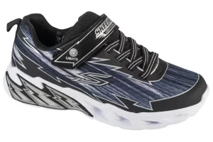 Skechers S-Lights: Light Storm 2.0 - Bolt Brights 400149L-BKGY, Dla chłopca, Czarne, buty sneakers, tkanina, rozmiar: 31