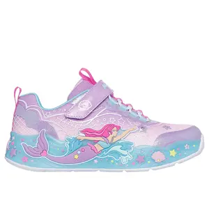Skechers S-Lights: Mermaid Dreams - Lawendowy/Wielokolorowy