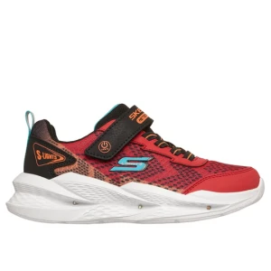Skechers S-Lights: Meteor-Lights 2.0 - Czerwony / Czarny