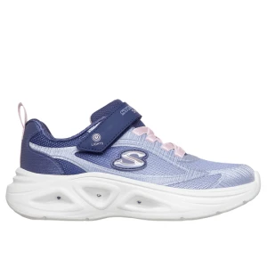 Skechers S-Lights: Sola Glow 2.0 - Dazzle Steps - Granatowy / Rozowy