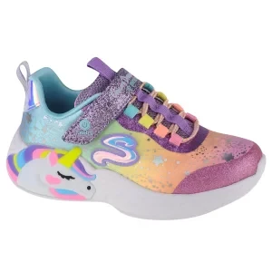 Skechers S-Lights Unicorn Dreams 302311L-PRMT, Dla dziewczynki, Wielokolorowe, buty sneakers, tkanina, rozmiar: 32