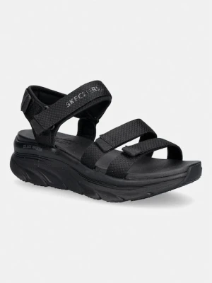 Skechers sandały damskie DLUX WALKER SANDAL czarny