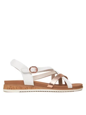 Skechers Sandały Desert Kiss Low-Peak Rank 114709/WHT Biały