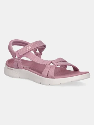 Skechers sandały GO WALK FLEX damskie kolor różowy