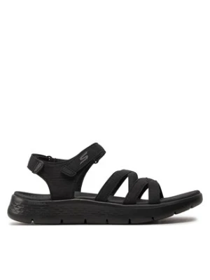 Skechers Sandały Go Walk Flex Sandal-Sunshine 141450/BBK Czarny