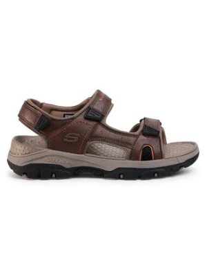 Skechers Sandały Hirano 204106/BRN Brązowy