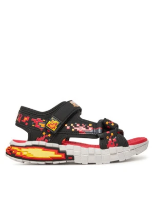 Skechers Sandały Mega-Splash 4K- 402161L/BKRD Czarny