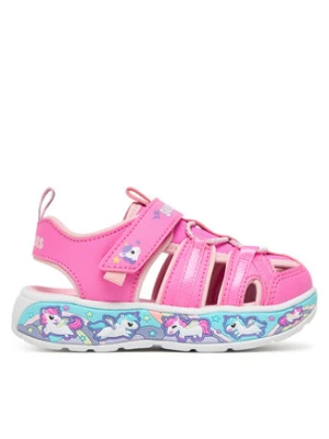 Skechers Sandały Play Scene Splash - Cute Crew 303162N/PKLP Różowy