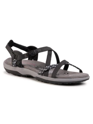 Skechers Sandały Reggae Slim 40955/BLK Czarny