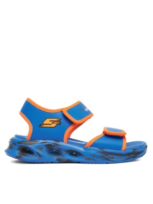 Skechers Sandały Sola Glow Sandal-Fusion Brights 407032L/BLOR Niebieski