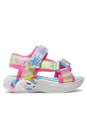 Skechers Sandały Unicorn Dreams Sandal-Majestic Bliss 302682N/PKMT Różowy