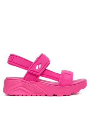 Skechers Sandały Uno Lite Sandal-Sunny Stand 310372L/HTPK Różowy