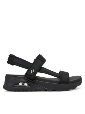 Skechers Sandały Uno-Summer Stand2 119813/BBK Czarny