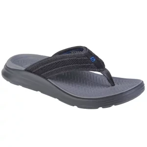 Skechers Sargo - Point Vista 204383-CHAR, Męskie, Szare, japonki, tkanina, rozmiar: 41