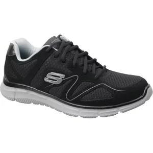 Skechers Verse - Flash Point 58350-BKGY, Męskie, Czarne, buty sneakers, tkanina, rozmiar: 43