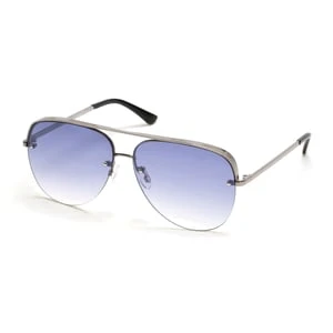 Skechers Semi-Rimless Metal Aviator - Metaliczny/Czarny