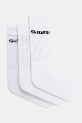 Skechers skarpetki 3-pack kolor biały SK41109