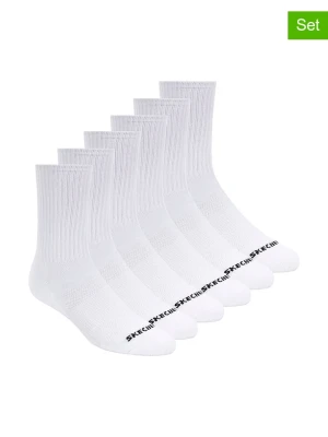Skechers Skarpety (12 par) w kolorze białym rozmiar: 39-42