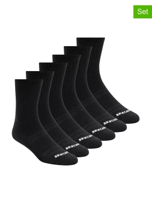 Skechers Skarpety (12 par) w kolorze czarnym rozmiar: 39-42
