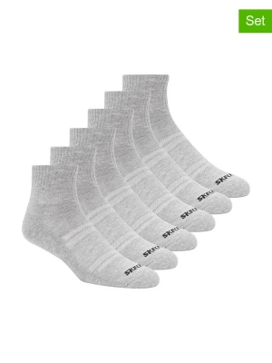 Skechers Skarpety (12 par) w kolorze szarym rozmiar: 43-46