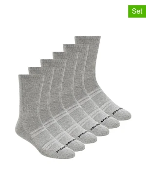 Skechers Skarpety (12 par) w kolorze szarym rozmiar: 43-46