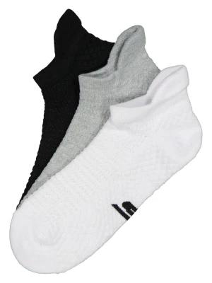 Skechers Skarpety (3 pary) w kolorze biało-czarno-szarym rozmiar: 36-38