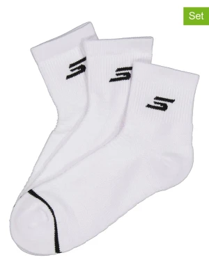 Skechers Skarpety (3 pary) w kolorze białym rozmiar: 39-42