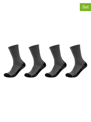 Skechers Skarpety (4 pary) w kolorze szarym do tenisa rozmiar: 39-42